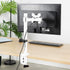 VIVO Single Monitor Arm Desk Mount, Holds Screens up to 32 Inch, Fully Adjustable Stand, White, STAND-V001W