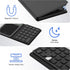 Tioleje 23-Keys, 3 1 Bluetooth Number Pad Touchpad with Calculator - Rechargeable Folding Portable Wireless Numeric