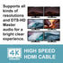 C2G 4k 60 10 3 Pack, C2G 21005 Legrand - Audio Video HDMI Cable, High Speed HDMI Cable, Black HDMI Cable, hz HDMI