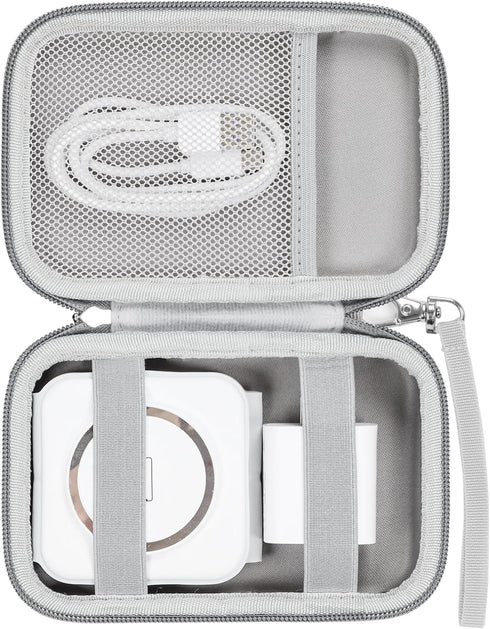 Travel Hard Case for UCOMX Nano/Apple MagSafe Duo/Iseyyox/Rtops/LISEN 3 in 1 Wireless Foldable Magnetic Charger, Gray