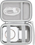 Travel Hard Case for UCOMX Nano/Apple MagSafe Duo/Iseyyox/Rtops/LISEN 3 in 1 Wireless Foldable Magnetic Charger, Gray