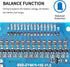 Bisida 16S 60V 30A Common Pack (16S 60V 30A) BMS Li-ion PCB Protection Board with Balance Wire and NTC,Ten Functional