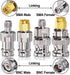 Onelinkmore BNC to SMA Coax Adapter for Baofeng UV-5R Ham Radio, Scanner, HT Antenna, SDR Dongle