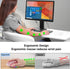 KUYHRF Portable(BT5.2 2.4GHz) Mode,1000/1600/2400 DPI,8 Ergonomic Mouse Jiggler,Bluetooth Vertical Wireless Mouse,LED