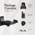 TNP Dual Bookshelf Speaker Wall Mount - 2 Pack, Adjustable, Compatible with Sony, Bose, Yamaha, Pioneer, Supports 66 lbs