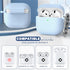 R-fun Airpods 4th Case Cover with Cleaner Kit, Soft Skin Silicone Case with Keychain, Full Protective Case for Men Women