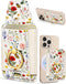 Shorogyt Compatible with Magsafe Wallet with Ring Stand Grip - Cute Magnetic