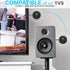 PyleUsa Wireless Low-Latency Transmitter/Receiver Set for Presentations, Projectors, TV, Soundbar, Includes Lavalier Mic