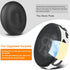 SOULWIT Cooling Gel Earpads Replacement for Jabra Evolve2 65/40, Elite 45h On-Ear Headset, Ice Silk Fabric - Snow