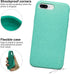 eplanita Eco Mobile Phone Case for iPhone 7 Plus and 8 Plus, Plant Fibre and Soft TPU, Mint