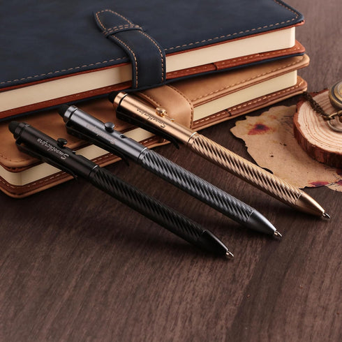 SMOOTHERPRO Stylus Bolt Action Pen, Lightweight Durable for EDC Signature, Compatible with iPad iPhone Kindle Tablets -