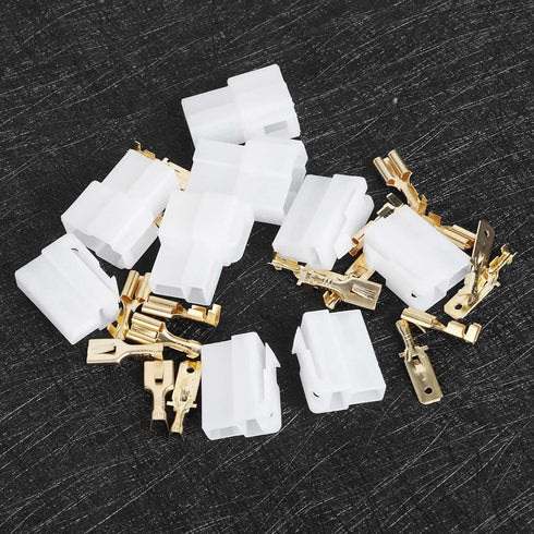 T Type Power Plug Cable Connectors Set, 2 Power Plug Fit for FT 7800R FT 8800R FT 8900R
