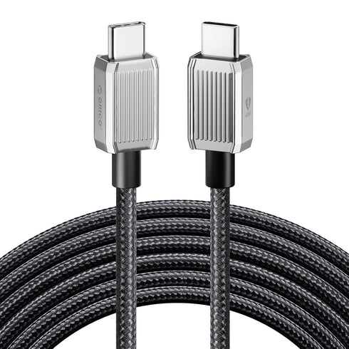 ORICO 60W USB C to USB C Cable, Nylon Type C Fast Charging Cable for iPhone 15/15 Pro/15 Plus, MacBook Air