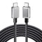 ORICO 60W USB C to USB C Cable, Nylon Type C Fast Charging Cable for iPhone 15/15 Pro/15 Plus, MacBook Air