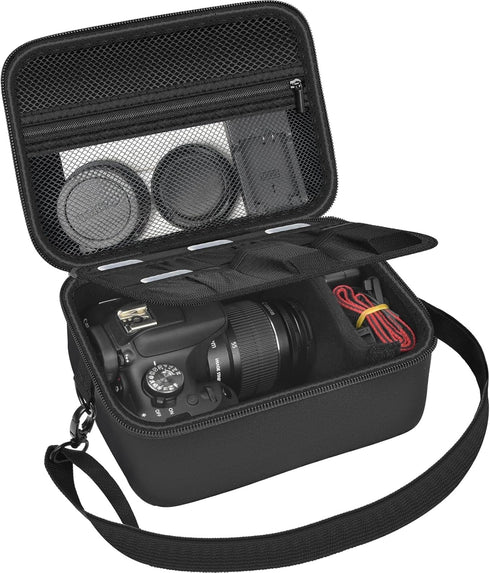 ALKOO Camera Bag Camera Case for Canon EOS Rebel T7 T100 4000D/