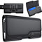 Stronden Leather Holster for iPhone SE (2022, 2020), 8 - Belt Case with Clip, Magnetic Closure & Card Holder.
