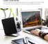 Kanto S2 Tilted Desktop Speaker Stands for Small Speakers & Compact Studio Monitors, Black