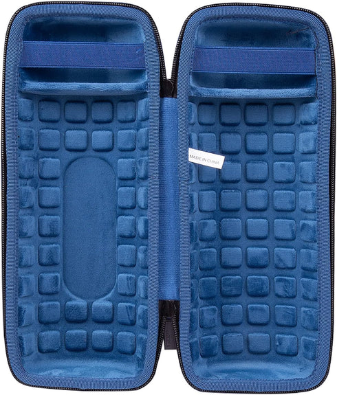 co2CREA Hard Travel Case for JBL Charge 4 / JBL Charge 5 Waterproof Bluetooth Speaker (Outside Black and Inside Blue)