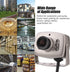 Zunate 6 CMOS Mini CCTV Camera, Night Vision Digital Home Security Video Camera, LED Wired CCTV PAL/NTSC Surveillance