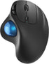 Nulea M501 Wireless Trackball Mouse, Rechargeable Ergonomic, Easy Thumb Control, 3 Device Connection
