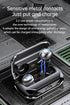 True Wireless Earbuds, 2024 Bluetooth 5.3 Headphones, Waterproof Touch Control Ear Buds with Built-in Mic, Model 35