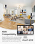 Hugolog 2K 3MP Indoor Pan/Tilt Security Camera, Auto-Focus, Ideal for Baby Monitor/Pet Camera/Home Security, Starlight