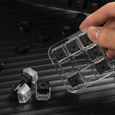 Cherry MX Switch Tester Tool for Mechanical Keyboards, 9-Key Testing with Keycap Puller and O Rings