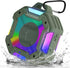 Keransean Shower Bluetooth Speaker Waterproof, Portable Small Speaker, Outdoor Bluetooth Speakers Wireless, LED