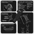 Tackform 20mm Commercial Universal Tablet Holder with Ball | Compatible with All iPad mini/Air/Pro, Galaxy Devices
