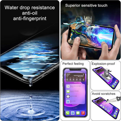 Screen Replacement for iPhone X - 5.8" 3D Touch Display Full Repair Kit, Digitizer Assembly with Tools Set