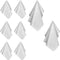 Premium Microfiber Cleaning Cloths 6x6 & 12x12 - Extra Soft Lint Free Cloths for Eyeglasses & Glass