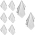 Premium Microfiber Cleaning Cloths 6x6 & 12x12 - Extra Soft Lint Free Cloths for Eyeglasses & Glass