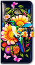 Bcov Hummingbird Butterfly Flowers Leather Flip Case for Moto G Stylus 5G 2024, Wallet Cover with Card Slot Holder