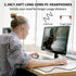 USB Earbuds with Microphone for PC, Wired Headset with Mute, Noise Isolating Gaming Headphones for Laptop HP Dell