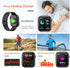 Smart Watch with Call Function, 1.85" Fitness Tracker, Heart Rate/Sleep Monitor, Waterproof for Women & Men
