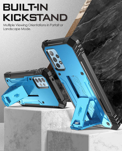 Poetic Revolution Case for Samsung Galaxy A72, Full Body Rugged Shockproof Protective Cover with Built-in Screen