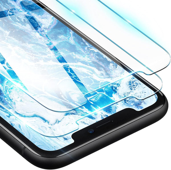 ORIbox Glass Screen Protector for iPhone 11 and iPhone XR, 2 Packs Anti-Scratch HD Tempered Glass Protector