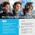 Hybrid Active Noise Cancelling Headphones, Wireless Over Ear Bluetooth with Deep Bass and Comfort Fit