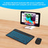 LAMA 7 Colors Backlit Bluetooth Keyboard and Mouse, Ultra-Slim Wireless for iPad, iOS, Windows & Android