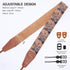 Padwa Lifestyle Cork Camera Strap - 2" Top Layer Cowhide Head, Soft Chamois Velvet Padded Strap, Quick Release for All