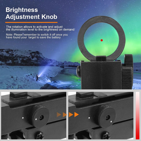 A ALSTAR Alstar Red Dot Finderscope - Starpointer Viewfinder for Astronomical Telescopes with Slide-in Bracket