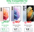 Arae Screen Protector for Samsung Galaxy S21, HD Tempered Glass, Anti Scratch, 3 Pack, 6.2 inch
