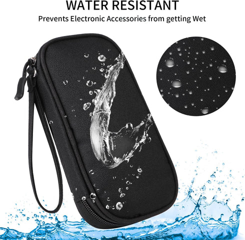 KINMINGZHU Universal Cable Organizer - Electronics Accessories Bag for Charger, Phone, Memory Cards & Travel Gadgets
