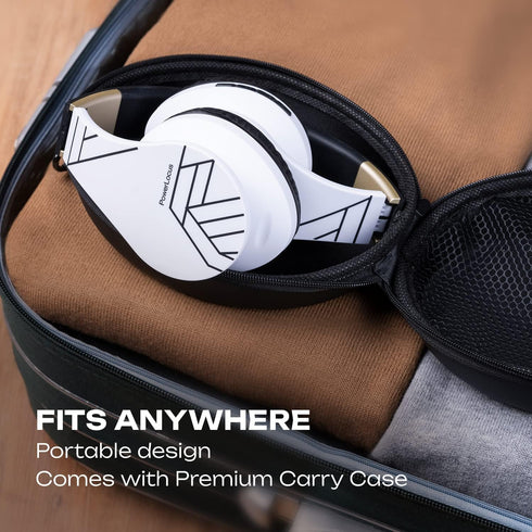 PowerLocus Bluetooth Over-Ear Headphones, Wireless Stereo Foldable Headphones, Wireless and Wired Headsets with