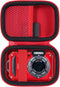 Aenllosi Hard Travel Case for Kodak PIXPRO WPZ2 Waterproof Digital Camera, Protective Case (Red, Case Only)