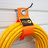 Heavy-Duty Wrap-It Storage Straps - 13-inch (6-Pack) Blaze Orange - Garage Organizer and Extension Cord Hanger for Garage Gadgets