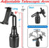 Universal 2 in 1 Car Cup Holder Tablet Mount - Upgraded 9" Long Neck iPad Holder for All Cellphones/Tablets up to 12.9"
