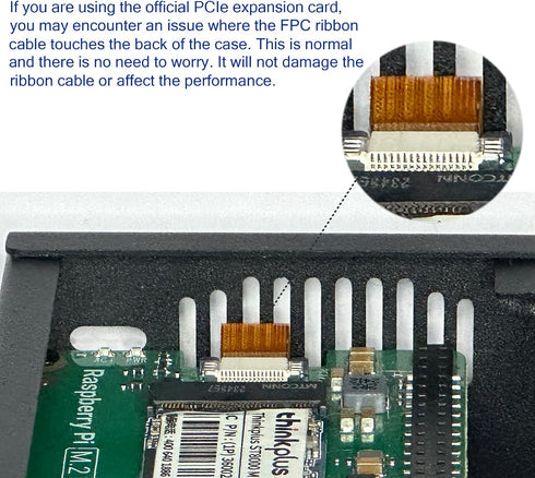 iUniker 5, 5 M2 Metal Case for Raspberry Pi Support Pi Active Cooler, Support PCIe to NVMe Shield PCIe Peripheral