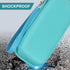EVA Hard Case for JBL Flip 6 Flip 5, Waterproof Portable Bluetooth Speaker Storage Bag, Fits USB Cable (Peacock Green)