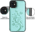 HianDier Slim Wallet Case for iPhone 11, 6.1-inch Protective Flip Folio with Credit Card Slot, Green